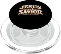 Jesús es mi Salvador Cruz de fe Cristiana Regalo del PopSockets PopGrip para MagSafe