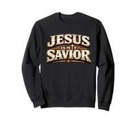Jesús es mi Salvador Cruz de fe Cristiana Regalo del Sudadera