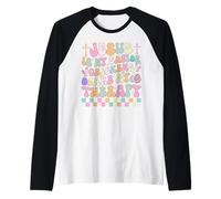 Jesús es mi Salvador, Las gallinas Son mi Terapia, Divertida y Divertida para la Pascua Camiseta Manga Raglan