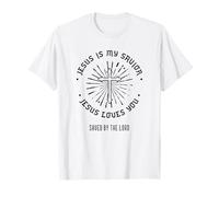 Jesús es mi Salvador Salvado por el Señor (Cross Graphic) Camiseta