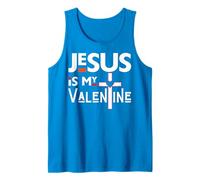 Jesús es mi San Valentín Christian V Day Love Divertido Soltero Divertido Camiseta sin Mangas