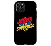 Jesús es mi superhéroe, Dios Cristiano, cómic religioso, niño Carcasa para iPhone 11 Pro