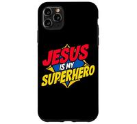 Jesús es mi superhéroe, Dios Cristiano, cómic religioso, niño Carcasa para iPhone 11 Pro MAX