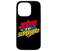 Jesús es mi superhéroe, Dios Cristiano, cómic religioso, niño Carcasa para iPhone 14 Pro