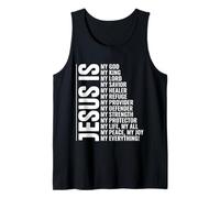 Jesús es mi Todo fe Cristiana inspiradora Camiseta sin Mangas