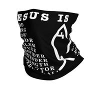 Jesús Es Mi Todo Mi Dios Mi Señor Cristianismo Blanca Mujer Hombre Braga De Cuello Resistente Al Viento Tubular Pañuelo Térmica Pasamontañas para Aire Libre Senderismo Ciclismo Correr