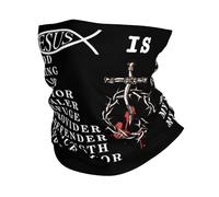 Jesús Es Mi Todo Mi Dios Mi Señor Mi Salvador Cristianismo Blanca Unisex Pasamontañas Resistente Al Viento Bufanda Tubular Multifunción Snood para Clima Frío Aire Libre Moto Esquí
