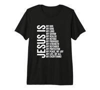 Jesús Es Mi Todo Mi Todo Mi Dios Señor Salvador Sanador Camiseta Premium