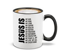 Jesús Es Mi Todo Taza Elegante Tazas De Desayuno Con Asa Mug Para Leche Oficina Hogar 330Ml