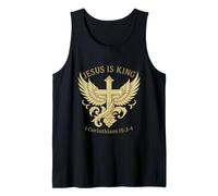 Jesús es Rey, 1 Corintios 15:3-4 Camiseta sin Mangas