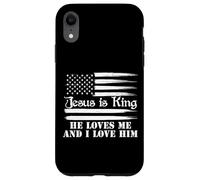 Jesús es Rey Él me ama y yo lo Amo Carcasa para iPhone XR