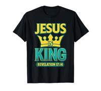 Jesús es rey Revelación 17:14 Diseño de corona Camiseta