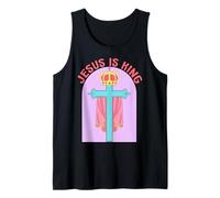 Jesús es Rey - Verso de la Biblia Cristiana Fe Camiseta sin Mangas