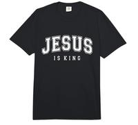 Jesús es Rey x Jesucristo Rey de Reyes Comfort Colors Adult Heavyweight T-Shirt