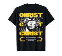 Jesús es Suficiente para Mí Mensaje Cristiano Camiseta gráfica económica, Hombre, Negro, M