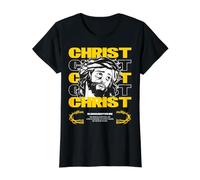 Jesús es Suficiente para Mí Mensaje Cristiano Camiseta gráfica económica, Mujer, Negro, XL