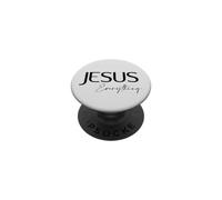 Jesús es Todo Cristiano PopSockets PopGrip Adhesivo