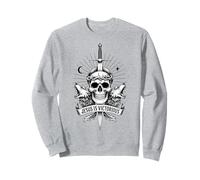 Jesús es victorioso Christian Christcore Skull Faith Art Sudadera