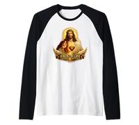 Jesús es Vida - Jesús Cristiano Camiseta Manga Raglan