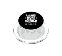 Jesús Esperanza del Mundo Fe Cristiana Dios Religioso PopSockets PopGrip para MagSafe