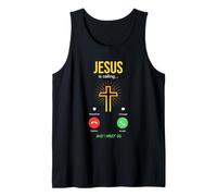 Jesús está Llamando a la Iglesia Cristiana Christus Faith Teléfono Camiseta sin Mangas