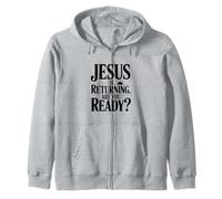 Jesús está regresando ¿Estás Listo? Sudadera con Capucha
