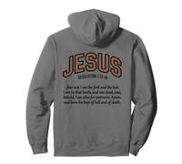 Jesús Fear Not Revelation 1:17-18 Christian Faith Sudadera con Capucha