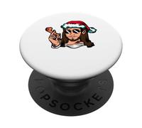 Jesús Feliz 71st B-Day te Veo Pronto Divertido Partido sarcástico PopSockets PopGrip Adhesivo