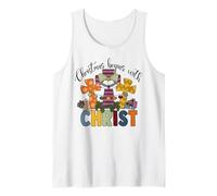 Jesús Feliz Navidad Natividad Los Cristianos aman a Cristo Camiseta sin Mangas