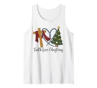 Jesús Feliz Navidad Natividad Los Cristianos aman a Cristo Camiseta sin Mangas