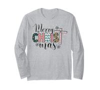 Jesús Feliz Navidad Natividad Los Cristianos aman a Cristo Manga Larga