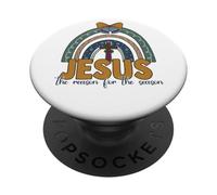 Jesús Feliz Navidad Natividad Los Cristianos aman a Cristo PopSockets PopGrip Adhesivo