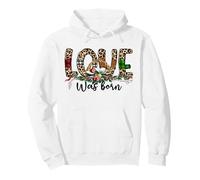 Jesús Feliz Navidad Natividad Los Cristianos aman a Cristo Sudadera con Capucha