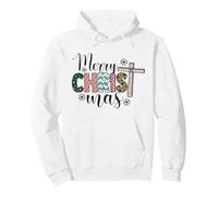 Jesús Feliz Navidad Natividad Los Cristianos aman a Cristo Sudadera con Capucha