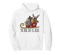 Jesús Feliz Navidad Natividad Los Cristianos aman a Cristo Sudadera con Capucha