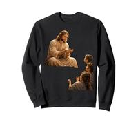 Jesús Formando Aves De Arcilla Milagro Bíblico Infancia Sudadera