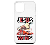 Jesús gana 1 Corintios 15 55 Zacarías 14 4 Carcasa para iPhone 12/12 Pro