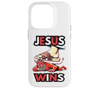 Jesús gana 1 Corintios 15 55 Zacarías 14 4 Carcasa para iPhone 14 Pro