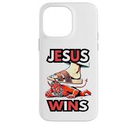 Jesús gana 1 Corintios 15 55 Zacarías 14 4 Carcasa para iPhone 14 Pro Max