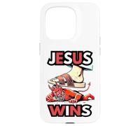 Jesús gana 1 Corintios 15 55 Zacarías 14 4 Carcasa para iPhone 15 Pro