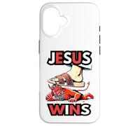 Jesús gana 1 Corintios 15 55 Zacarías 14 4 Carcasa para iPhone 16