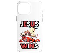 Jesús gana 1 Corintios 15 55 Zacarías 14 4 Carcasa para iPhone 16 Pro Max