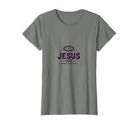 Jesus Girl: Cristianos redimidos y empoderados para la fe de Las Mujeres Camiseta, Mujer, Verde Militar Jaspeado, XL