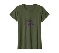 Jesus Girl: Cristianos redimidos y empoderados para la fe de Las Mujeres Camiseta, Mujer, Verde Oliva, 3XL