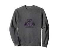 Jesus Girl: Cristianos redimidos y empoderados para la fe de Las Mujeres Sudadera, Unisex para Adultos, Jaspeado Oscuro, L