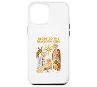 Jesus Glory to The Newborn King, Estilo Retro, para Hombre Carcasa para iPhone 12 Pro MAX