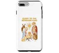 Jesus Glory to The Newborn King, Estilo Retro, para Hombre Carcasa para iPhone 7 Plus/8 Plus