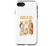 Jesus Glory to The Newborn King, Estilo Retro, para Hombre Carcasa para iPhone SE (2020) / 7/8