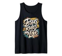 Jesús gobierna mi Vida Camiseta sin Mangas