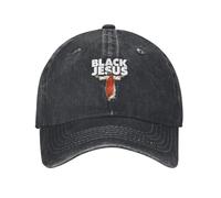 Jesús, Gorra de Mezclilla de Ropa de Calle con diseño Transpirable Gorra de béisbol de Verano para Hombres